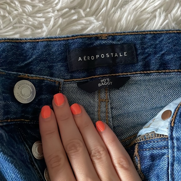 Aeropostale Baggy 90’s Ripped Jeans - Picture 2 of 3